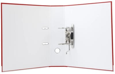 Exacompta 20x Ordner met hefboom in PP /karton - rug van 80mm - A4 - Rood - 918403B