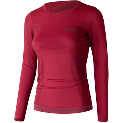 Dames-T-shirt met lange mouwen en ronde hals Lenz Merino 6.0