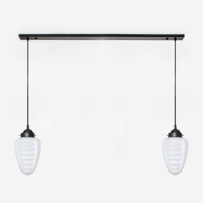 2 x Parole lampen aan plafondbalk Moonlight - Art Deco Trade