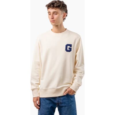Gant Graphic Sweatshirt Beige S Man