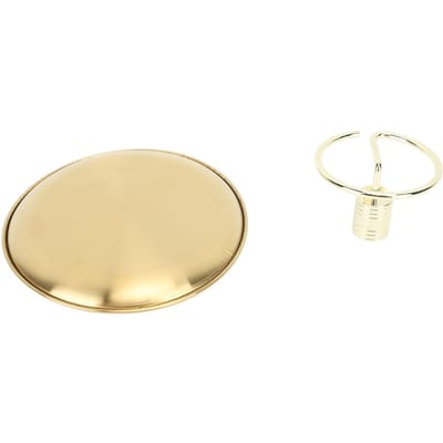 Moxa Collector Stick Bewaarbasis Roestvrij Staal Rond Stabiel Veilig Compact Rolbrander Schaal voor Moxibustie Huis Goud goud