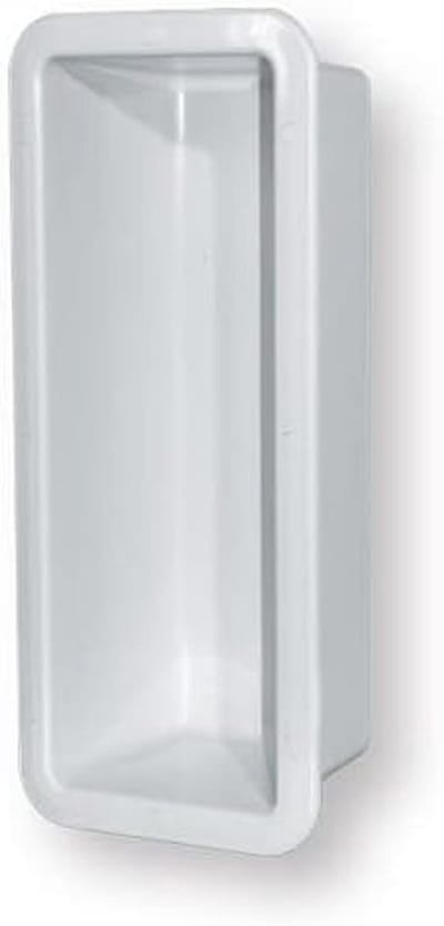Niche deur voor brandblusser 2 kg - bedrukt witte kunststof RAL 9003 - accessoire voor opblaasbare boot, kajak en kano