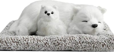 Luchtzuiverende Tas - Vochtvanger Zakjes - Geur Absorberen - Natuurlijke Materialen - 26cm - Samoyed