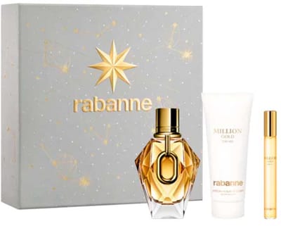 Parfumset voor Dames Paco Rabanne MILLION GOLD 3 Onderdelen