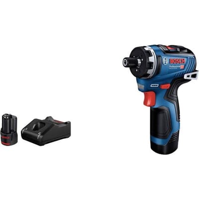 Bosch Professional GSR 12V-35 Accu-boormachine 12 V 2 snelheden Incl. 2 accus, Incl. lader