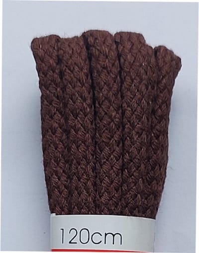 Ronilux Veter - Middel Bruin - Rond - Koord Veters - Lengte 120 cm - Dikte 4 mm - Schoenveter