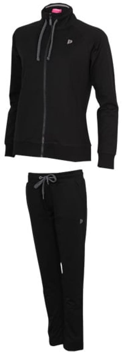 Donnay - Joggingsuit Sofie - Joggingpak - Dames - Black (020) - maat S