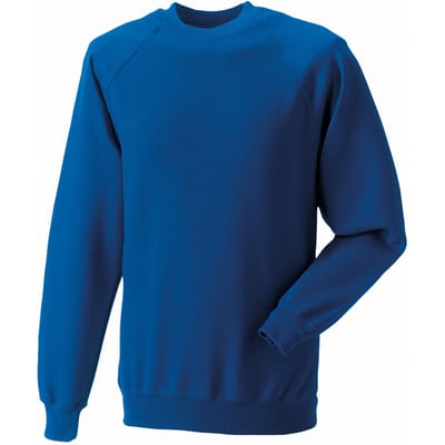 Russell Heren Spotshield Raglan Sweatshirt (Helder Koningsblauw)