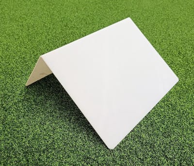 Opzettabel A4 - Reclamestander Bordhouder - Hondentraining Rally - Weerbestendig UV-bestendig - 33.5x22cm - Wit