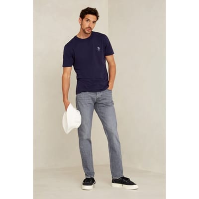 Kings Of Indigo Edric Carson Flintstone Grey Worn Size: W28L32 | Slim Outlet | Heren | Grijs