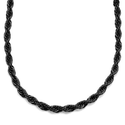 Collin Amager Gunmetal 10 mm Touwschakelketting