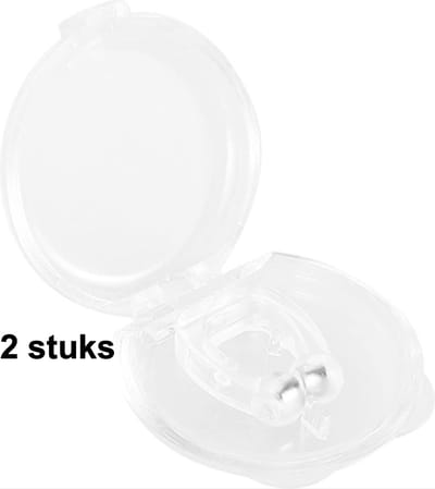 CHPN - Anti-Snurk Clip - 2-stuks - DUO- Stop met snurken - Nooit meer snurken - Neusclip - Transparant