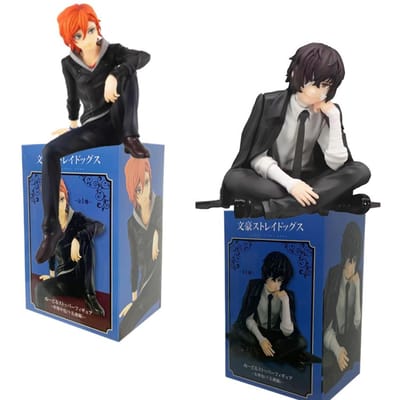 12cm Bungo Stray Dogs Dazai Osamu Presse-nouilles Figurine Dessin Animé Japonais Figurines Collection Adorable Décor Jouets Enfant Cadeaux de Noël