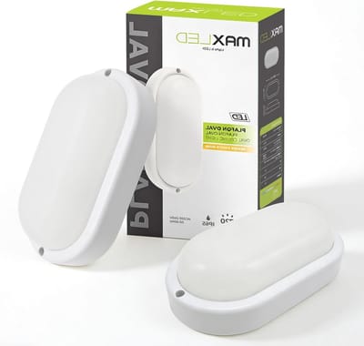 Verlichting voor Binnenruimtes: 2x LED Wandlampen 8W 720LM Warm Wit voor Badkamer, Gang en Kelder met IP65 Waterdichtheid