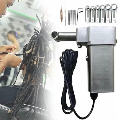 Draagbare Elektrische Vlechtmachine voor Dreadlocks en Haarverlengingen met 20 Haaknaalden