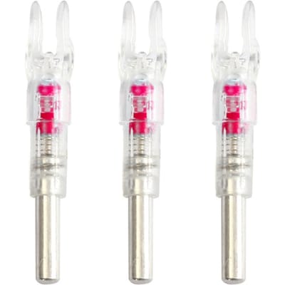 Nocturnale Verlichte Nocks voor Boogschieten 3 Stuks 4,5 cm voor 6,2 mm Pijl Automatische PE Oplichtende Nocks Boog