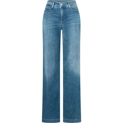 Mac blauwe dames jeans   Dream   Regular waist   Wide leg fit   5-Pocket zakken   Duurzaam   Regular waist Blauw 42/34