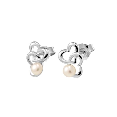 Orphelia 'Lili' Dames 925 Sterling Zilveren Set: Ketting-Pendant + Oorbellen - Zilver SET-7513
