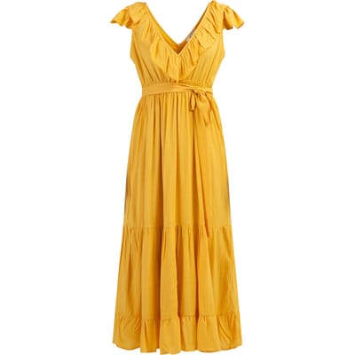 IZIA Maxi jurk Dames geel