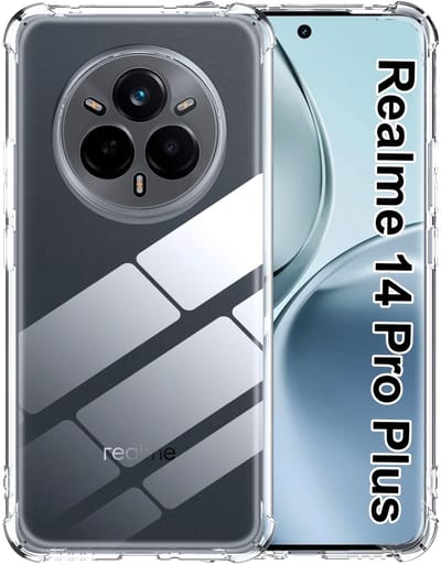 LIVIA HOME- Beschermhoes ultradun - Beschermhoes Realme 14 Pro Plus 5G - Transparant - Zacht - Versterkte hoeken - Stoot- en krasbestendig - Telefoonhoes
