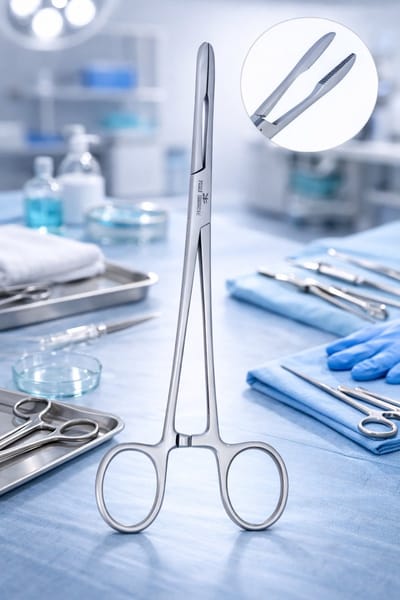 Benelux Surgical Instruments / Gross-Maier Tang 16 cm Recht – RVS Chirurgisch Instrument voor Precisie Grip