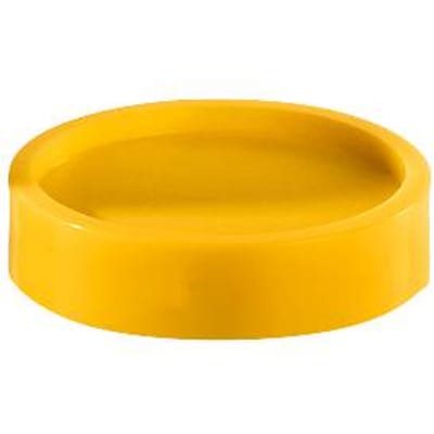 MAUL Magneet rond 10 stuks 2 kg kunststof Ferriet bruchsicher lackiert Ø 3.4 x 1.4 cm geel