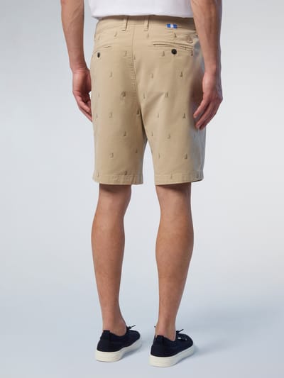 North Sails Chino korte broek Vrijheid geborduurd