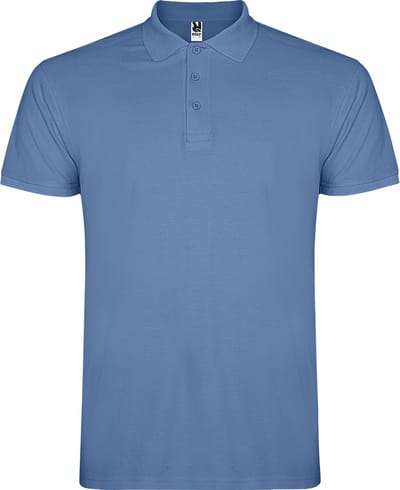 Roly - Star Polo - Sky Blue 10 maat XL
