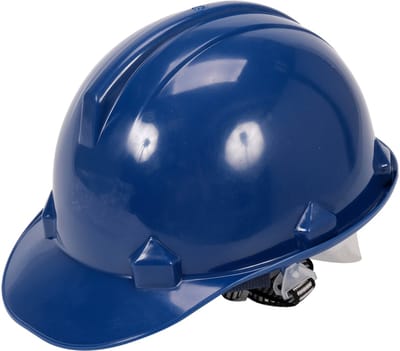 Vorel Professionele Veiligheidshelm – Bouwhelm Blauw – CE Cat. II – Verstelbaar (55-66 cm) – HDPE Helm voor Elektriciens & Hoogtewerkers