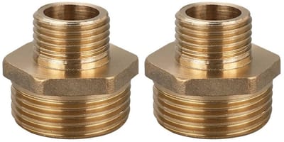 Dailygoody - Set van 2 Koperen Filler Connectors voor Pijpen - Corrosiebestendig en Warmtebestendig