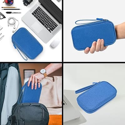 Elektronische Organizer voor Reiskabels en Accessoires - Waterdichte Tas voor Oplaadsnoeren, USB-kabel en Power Bank