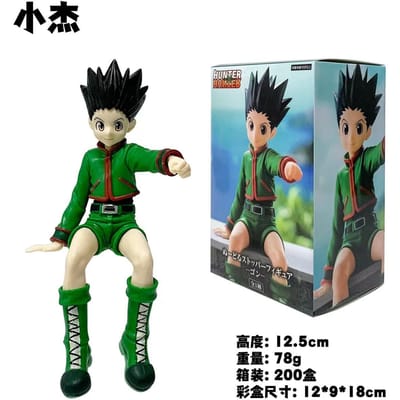 Anime HUNTER HUNTER Figuur Gon Freecss Diverse Stijlen Model Speelgoed Versieren Ambachten Cadeau Collectie Decoratieve Ornamenten PVC With box gray