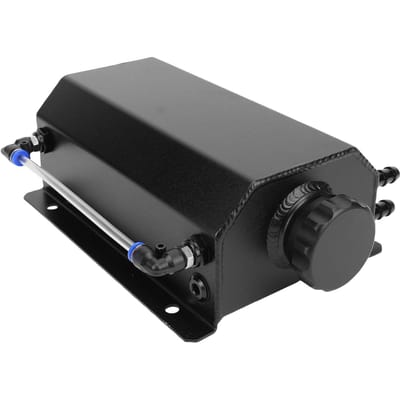 Koelvloeistof Radiator Overlooptank 2L Inhoud M14x1.5 Schroefdraad Vierkant Motorolie Ontluchtingstank voor Auto's