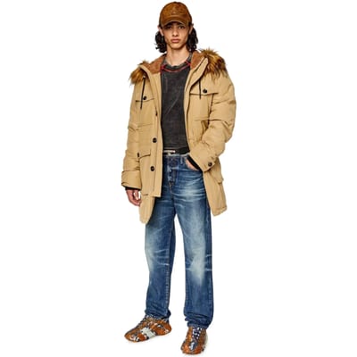 Diesel Jorgy Jas Beige 46 Man