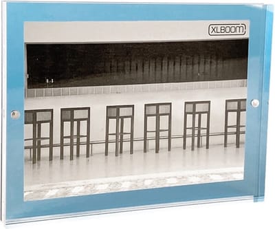 XLBoom Acrylic Magnetic Fotolijst 16x21cm Sky Blue - magnetische minimalistische fotolijst in acryl - design fotokader