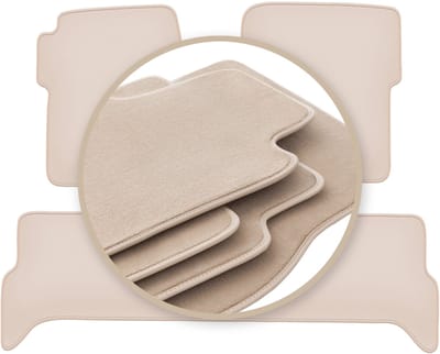 PREMIUM beige vloermatten voor: Land Rover Discovery II off-road 1998-2004