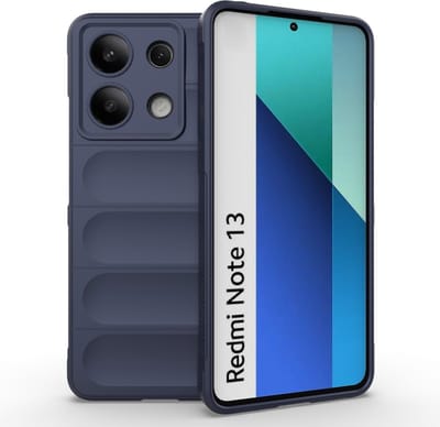 Coverup Hoesje - Geschikt voor Xiaomi Redmi Note 13 4G Hoesje - Coverup Hands-On Rugged Back Cover - Donkerblauw