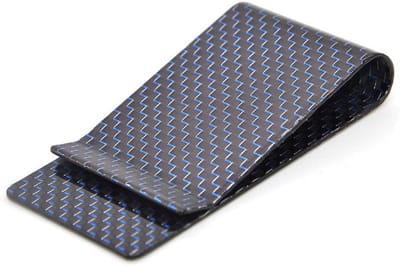 Stijlvolle Carbon Fiber Geldclip voor Businessman - Kaarthouder voor Bankkaarten en Geld