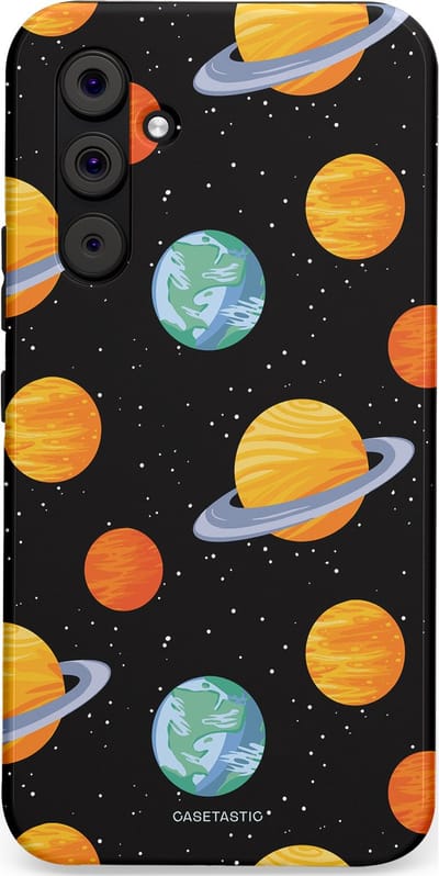 Casetastic Hoesje Geschikt voor Samsung A54 (5G) - Stijlvolle Beschermende Duo-layer Case - Universum reis