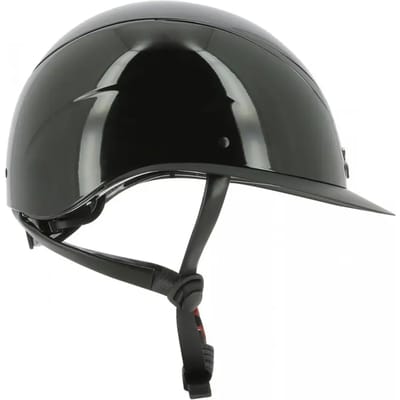 EQUITHEME WINGS SHINY VEILIGHEIDSHELM MET MIPS Zwart