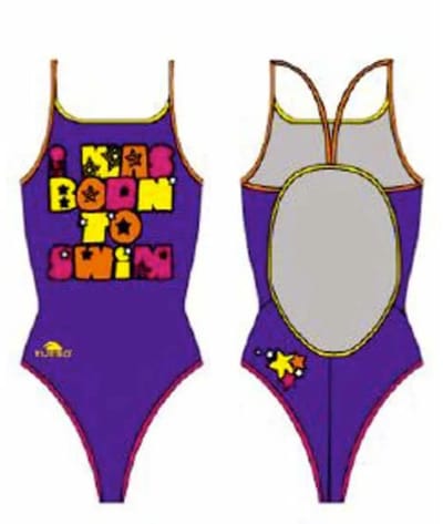 Turbo Born To Swim Zwemkleding Paars S Vrouw