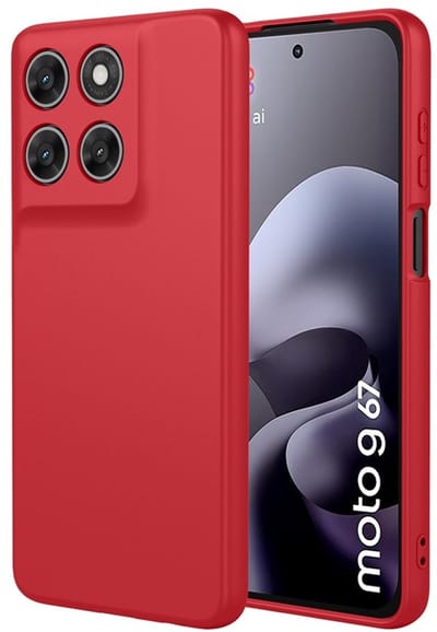 Coverup Hoesje - Geschikt voor Motorola Moto G67 / G77 / G87 Hoesje - Coverup Colour TPU Back Cover - Rood