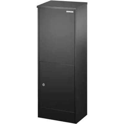 Central Park Pakketbrievenbus Parcelpal 9000 - Staal - Zwart - 39x105x23cm