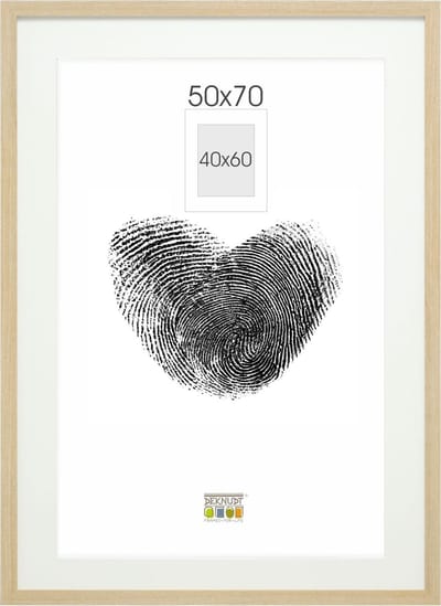 Deknudt Frames fotolijst - naturel - passe-partout - 40x60 / 50x70 cm