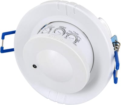 360° Draaibare HF Radar Bewegingssensor voor LED Lampen 1W-1200W 230V