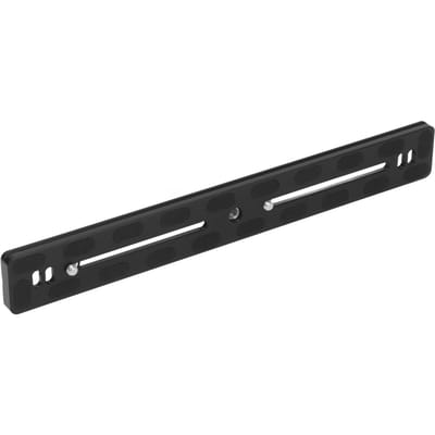 30cm Snelontgrendelingsrail Schuifplaat Aluminiumlegering DSLR Camera Snelontgrendelingsplaat met 1/4 inch 3/8 inch Schroefgat voor gray