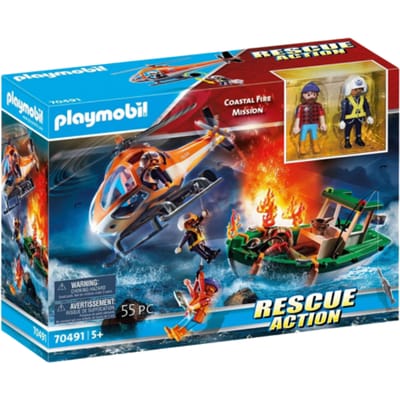 Playmobil Rescue Action Coastal Fire Mission - 70491