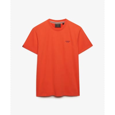 Superdry - Essential Gestapeld Logo Geborduurde T-shirt - Heren - T-shirts