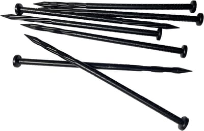 Landschapsverankering Spikes - Tuin Spikes Randen - Tuinranden Bevestigen - Spiraalvormig Ontwerp - 25 cm 50 stuks - Zwart