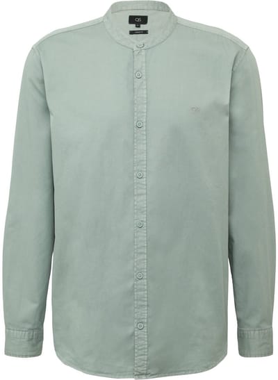 Q/S designed by - Hemd - Maat L - Mannen - 7217 GREEN - katoen